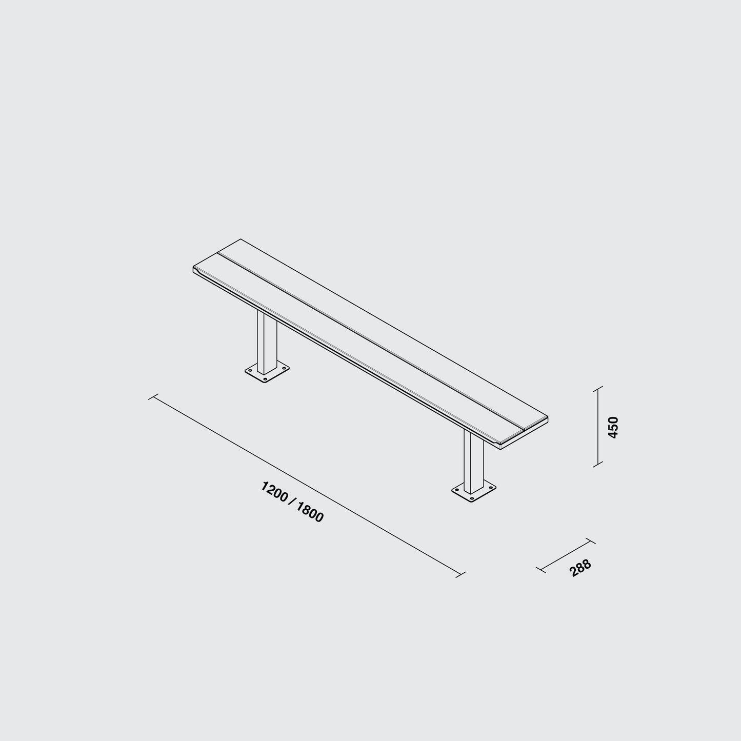 Frederick Bench Slim