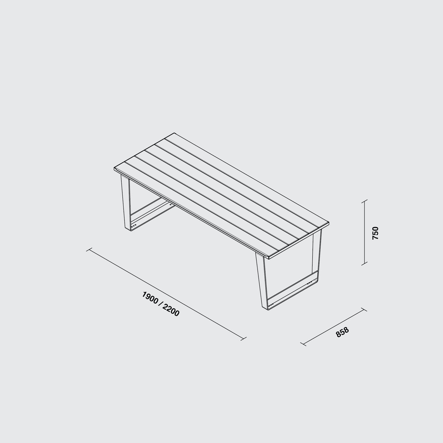 Frederick Outdoor Dining Table