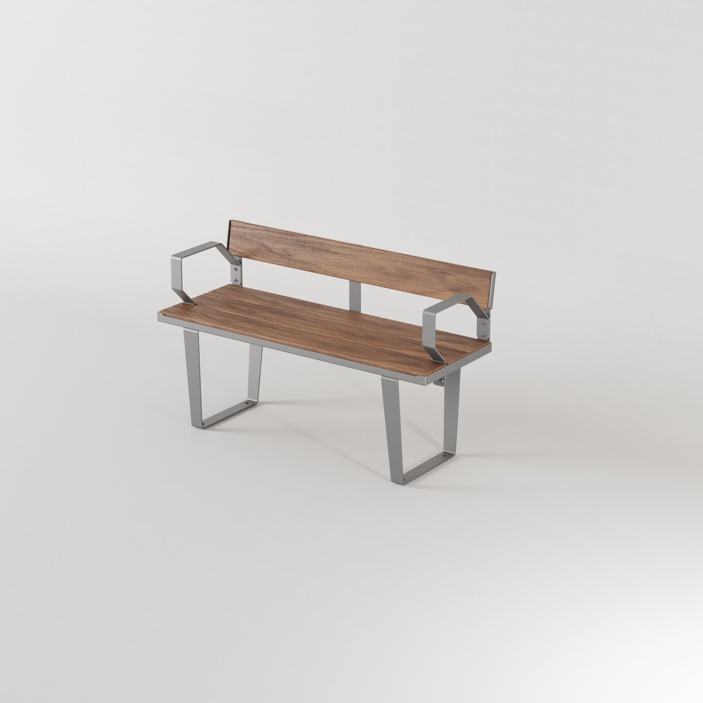 Frederick Bench Seat with Back and Arm Rest