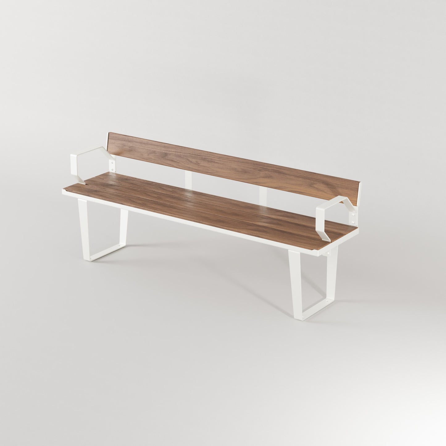 Frederick Bench Seat with Back and Arm Rest
