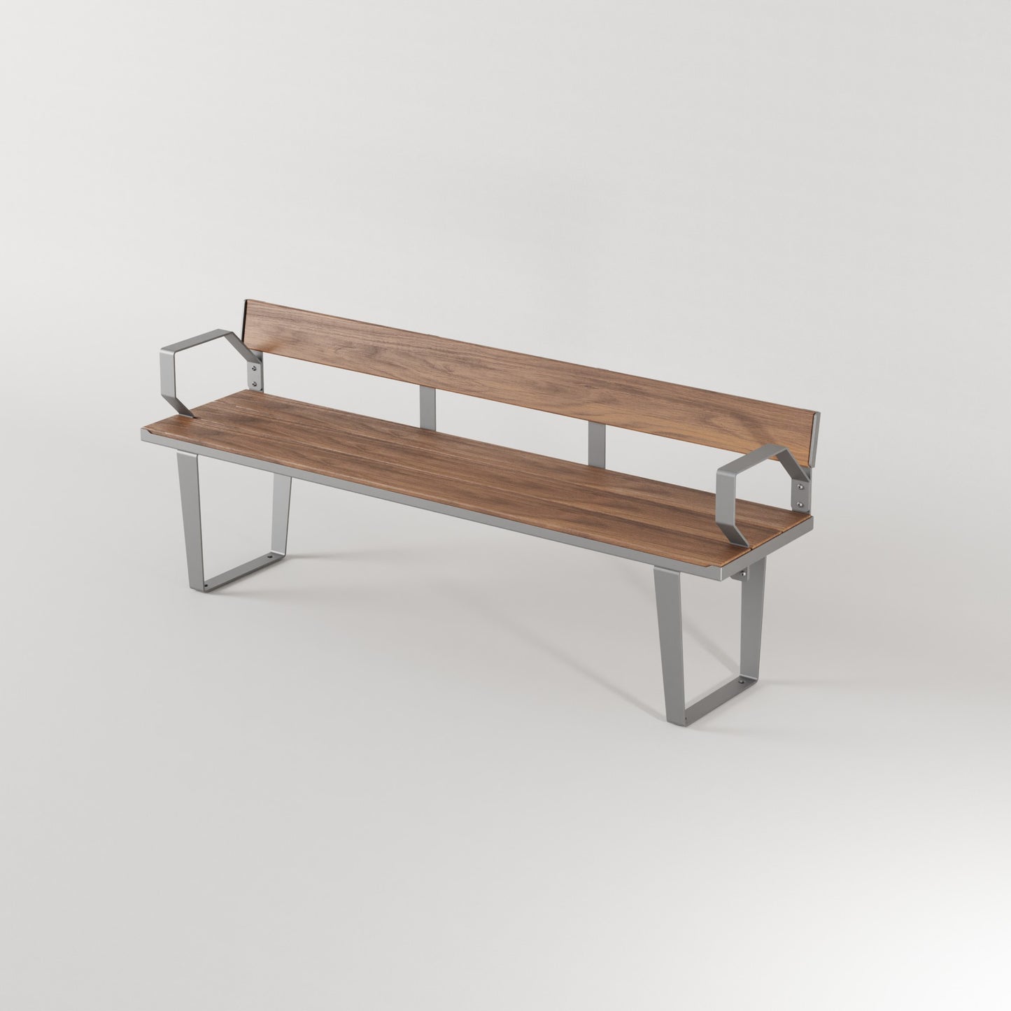 Frederick Bench Seat with Back and Arm Rest