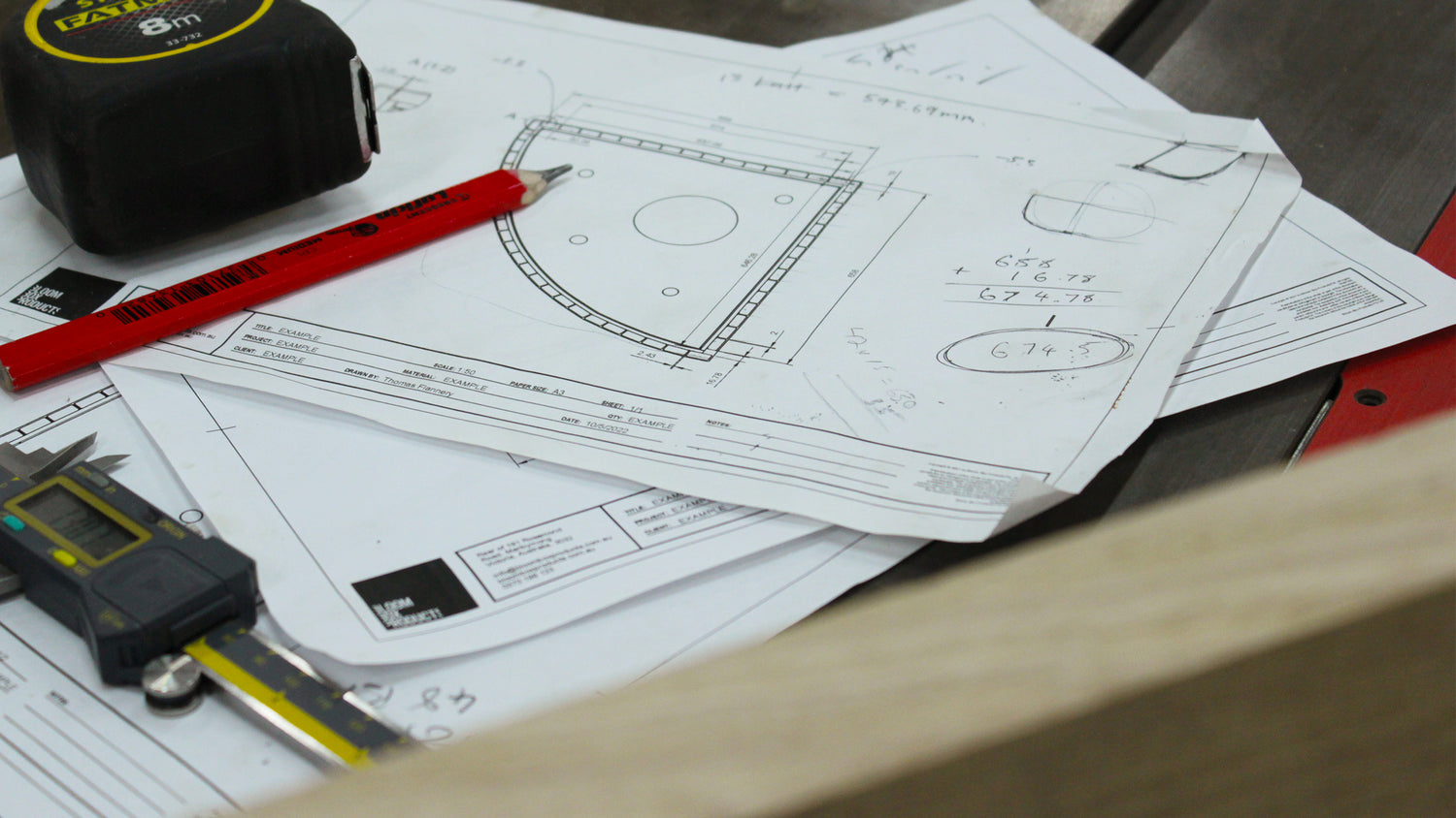 CAD drawings for a project that required curved planter boxes clad in Australian Hardwood. The client specified spotted gum as their material of choice and we were able to design and manufacture a solution that incorporated benches for a communal space 